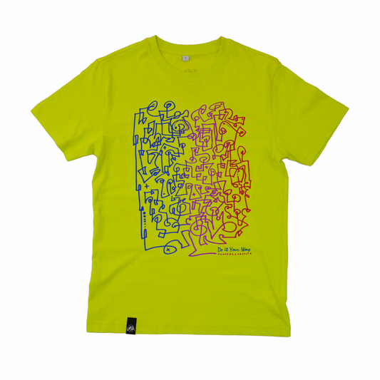 ArtPhonic Doodle T-shirt | Lime